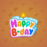 B-Day Candle #48