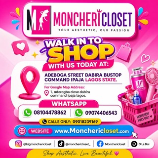 Telegram profile photo for MONCHERICLOSET(08104478862)