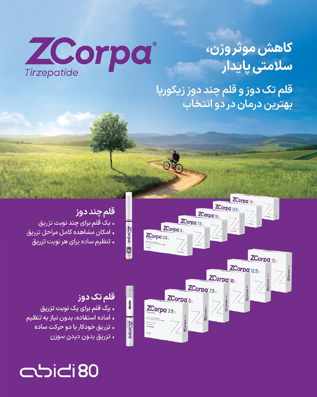 ד"ר אובידי בית מרקחת השיקה את ZCorpa במינון רב (ZCorpa®) לאחר הזרקה אוטומטית במנה בודדת.
