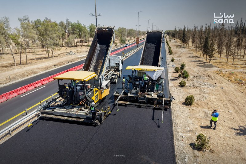 From Damascus to the provinces... Projects to restore the central road network to support economic and service recovery.