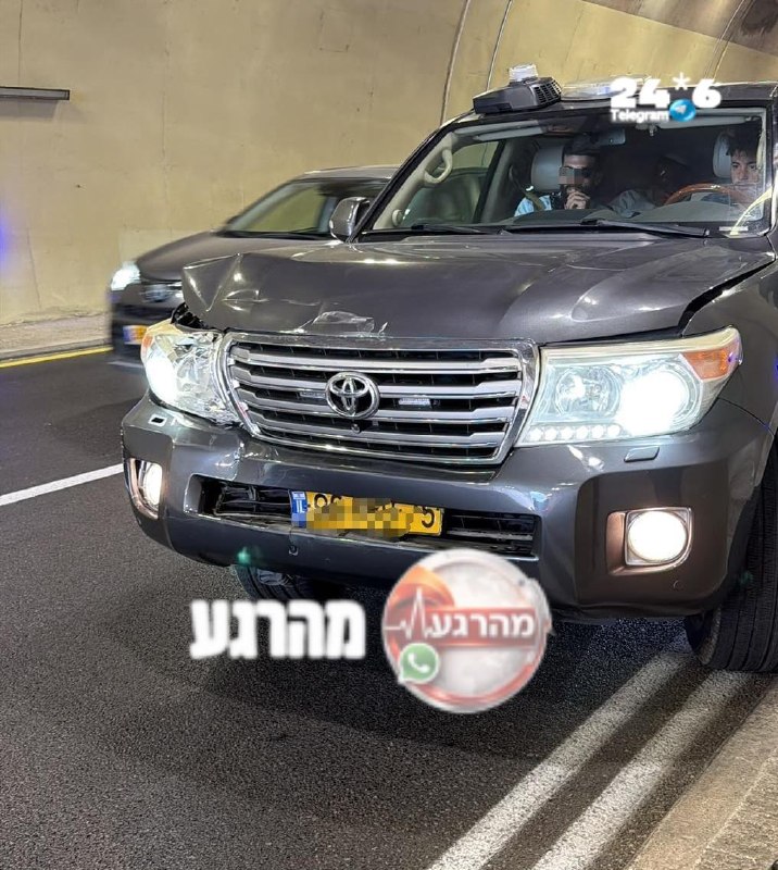 🇮🇱 Damage of about 30 AL: once again Ben Gabir's car was involved in an accident last week.
