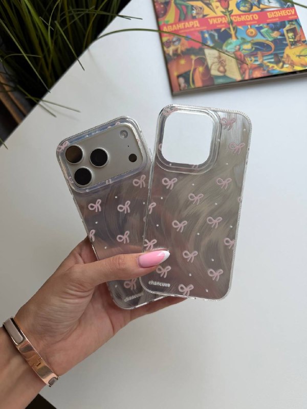 📱Чохли Чохол iPhone Girl Grey Pink, фото 5