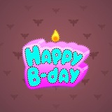 B-Day Candle #119