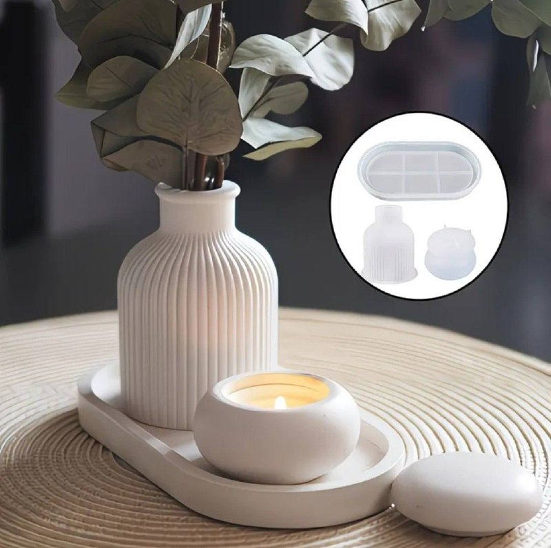 Отличный набор для декора из гипса