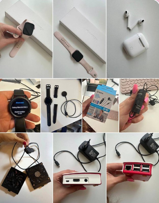 Смарт-часы Apple Watch series 9 и Raspberry PI 3 — фото 1