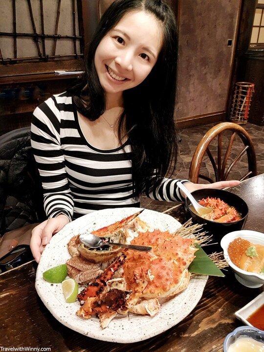 北海道帝王蟹 、毛蟹、花咲蟹 — 札幌の名蟹拼盤！