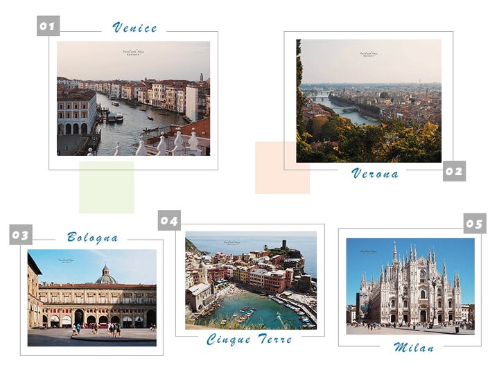 【北義大利景點5城鎮】11天完整行程路線