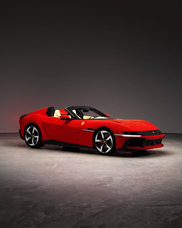 Ferrari из LEGO установила мировой рекорд — умельцы собрали полноразмерный 12Cilindri Spider из боле 1