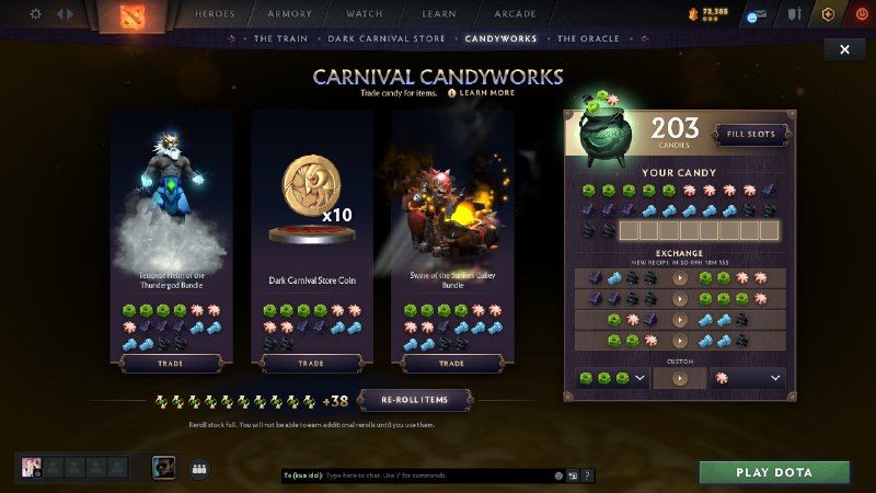 Dota2 Live: WTF! Is this the "God Pack" equivalent of Carnivial Candy Works?ترجمه Gemini:‏پشمام! این معادل «⁦God Pack⁩» برای ⁦Carniv