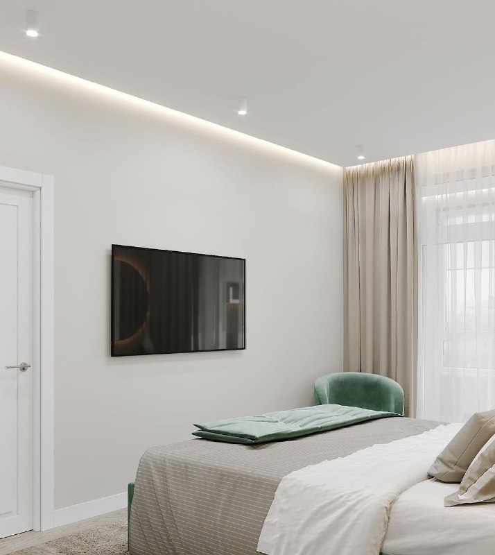 Оцените спальню Площадь 15.2 м2 Дизайн идеи для дома - изображение 4 - оцените, спальню, площадь