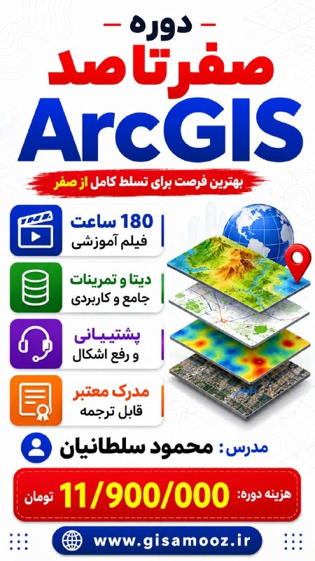 آموزش کاربردی GIS: رسانه پست