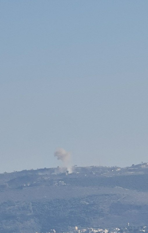 🚨 Artillery bombardment towards the town of Majdal Zon