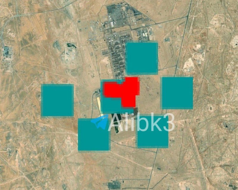 Satellites monitored a temperature of 616 megawatts at the Saudi Shadgoum gas plant, an increase of nearly 9 times the highest reading at the site over the past 40 days (69 megawatts).