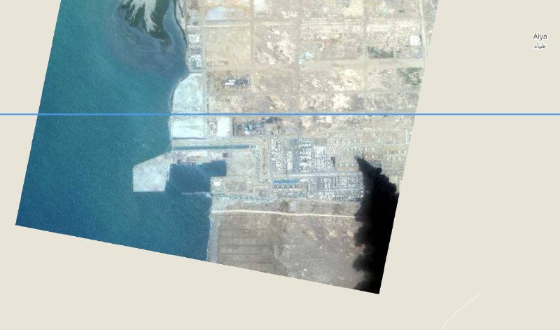 -🇸🇦/🇾🇪 תמונות הלווין הסיניות בייג'ינג-3A מציגות את המשך השריפה הגדולה בבית הזיקוק בג'זאן של סעודיה ארמק…