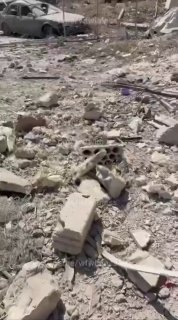 🇱🇧🇮🇱— תמונות של ההרס והנזק שנגרמו על ידי התקיפות האוויריות של שבויי ישראל לעיר נבטי בדרום לבנון.