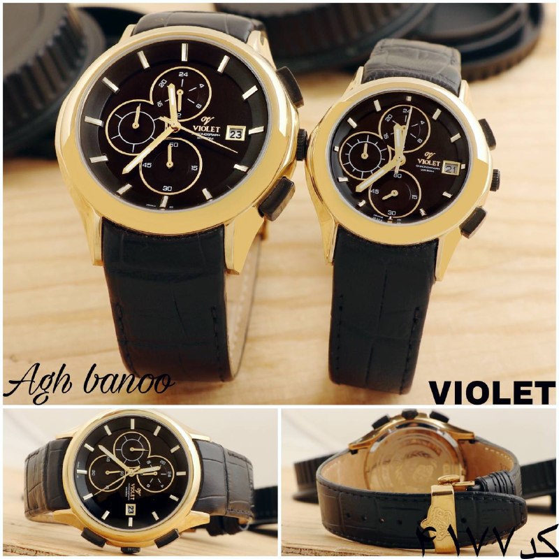 « فروشگاه بزرگ ساعت آق بانو »: ⌚️ویولت ست ⌚️اورجینال♦️کد۴۱۷۷♦️سه موتوره فعال♦️دارای روز شمار♦️کیفیت عالی♦️موتور میوتا ژاپن♦️بند چرم ، رنگ ثابت♦️یک سال