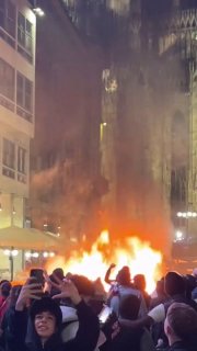 The protests continue from France to Italy, where the fashion capital Milan has witnessed large protests.