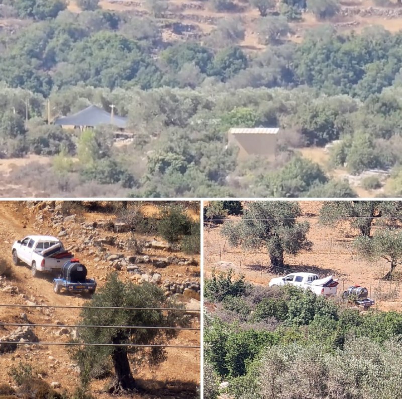 مستوطنون يوسّعون بؤرة استيطانية في أراضي أم صفا شمال غرب رام الله