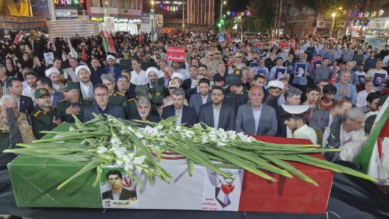 آران مغان: 📸 پارس آباد | بازگشت پیکر شهید اکبر بابازاده بعد از ۳۸ سال به آغوش وطنپیکر مطهر شهید اکبر بابازاده، بعد از ۳۸ سال فراغ، 