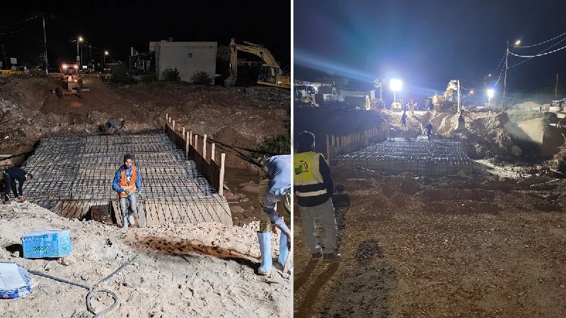 מתחילות העבודות לבניית כביש צדדי זמני לשירות התנועה המקומית באזור ראמה