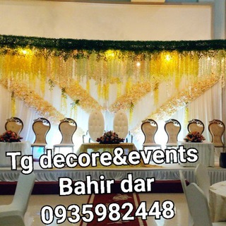 Tg 🌷natural flower🌹 Decor 👗vello 🌻and events 📡Bahir dar