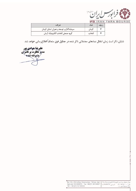 نبض بورس | اخبار بورس: ⭕️⭕️ طبقه‌بندی جدید ناشران فرابورس ایران انجام شد/ ارتقای ۱۳ نماد فرابورسی به بازار اول فرابورس ایران🆔 @nabzebourse_ir🌐 
