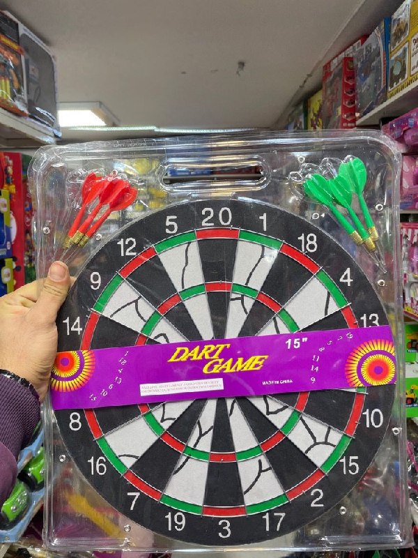 NOVIN TOYS: 💠 دارت سایز ۱۵درختی سوزنی وکیوم 📦 کارتن: ۳۰ تایی💵 قیمت فروش ویژه: ۶۲۹۰۰۰ تومان📌 کانال: https://t.me/TOYS_NOVIN👤 سفارش: @