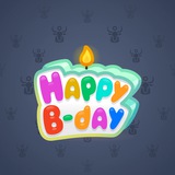B-Day Candle #51