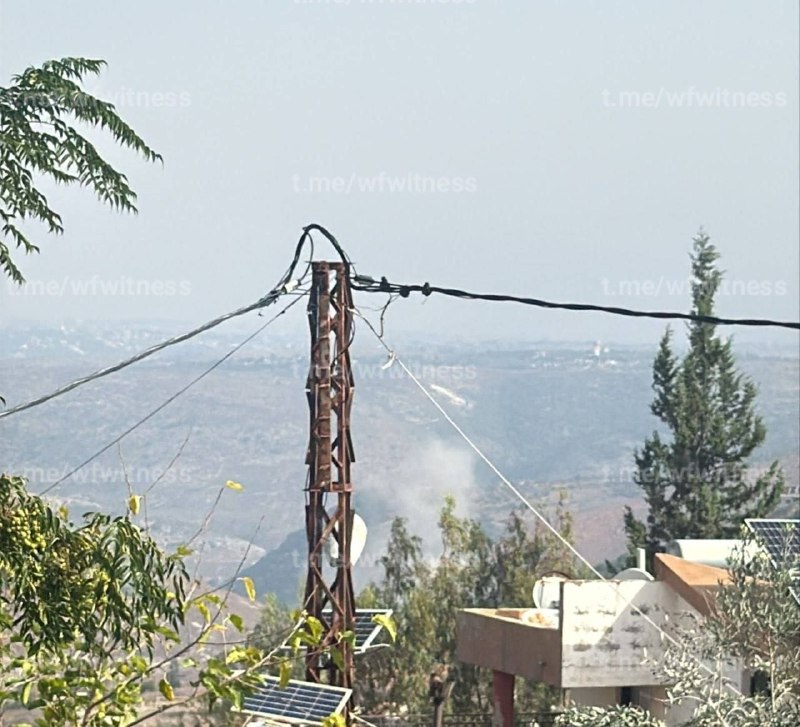 ️🇱🇧🇮🇱 Israeli air strike aimed at Wadi al-Saluchi in southern Lebanon.