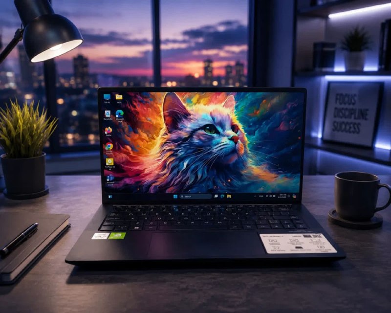 Top Laptops: 💻 Asus ZenBook 13💎 لپ‌تاپ فوق‌باریک با پردازنده Core i7، گرافیک اختصاصی ۲ گیگ و طراحی لوکس — انتخابی ایده‌آل برای طراحی،