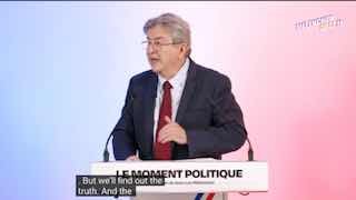 French presidential candidate Jean-Luc Melanchon: