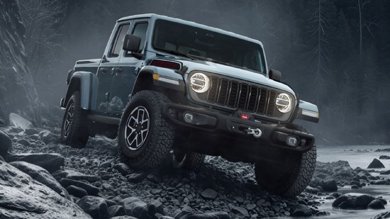 Jeep Gladiator Rubicon наконец-то получил заводскую лебедку в комплекте с пакетом Shadow Ops.