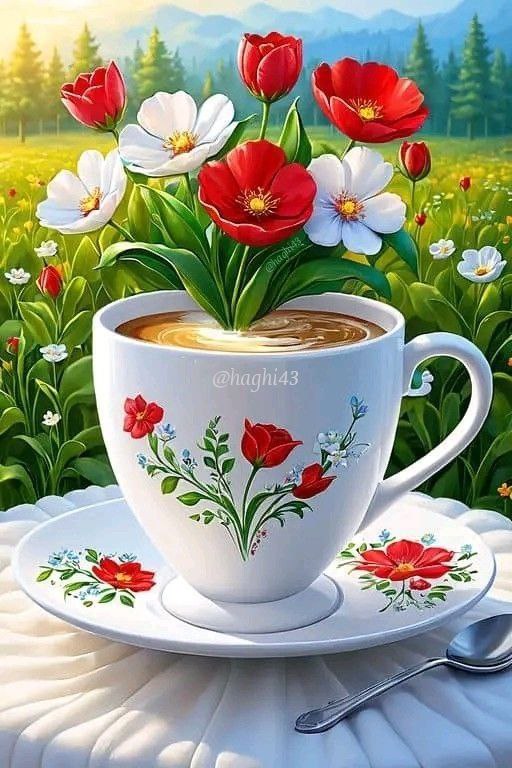 شیک ترین عکس و مطلب: 🎏 امروزتون زیبا🌷🌷در این صبح زیبا براتون آرزو میکنم ❤️دلتون دریایی❤️☕️آرامشتون پایدار❤️شادی هاتون همواره☕️و فاصله تون با 