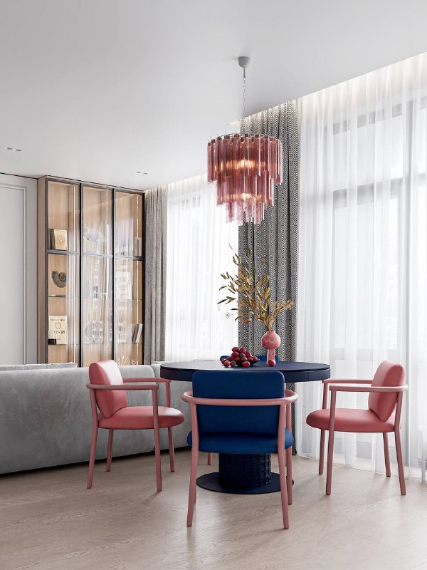 Какая кухня-гостиная из проекта студии ДД вам нравится больше? С бежевым диваном и акцентной стеной с золотыми птицами. С мягким белым диваном, роз... - изображение 8 - диваном, стеной, какая