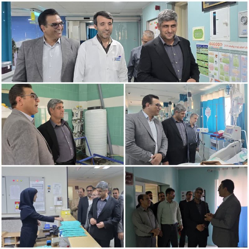 طبسیا 🌴: ⭕️ بازدید مهندس نصیری نماینده مردم در مجلس شورای اسلامی از بیمارستان شهید سیدمصطفی خمینی طبس🔹️شنبه ۲۴ مرداد ۱۴۰۵، مهندس