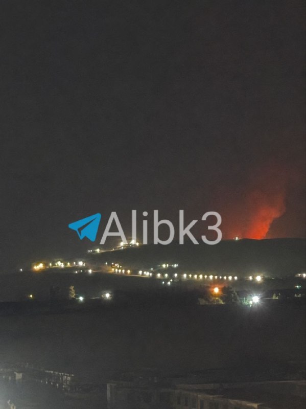 שומעים את קול הפיצוץ ותעלות עשן עולות בנפת ארביל, צפון עיראק
