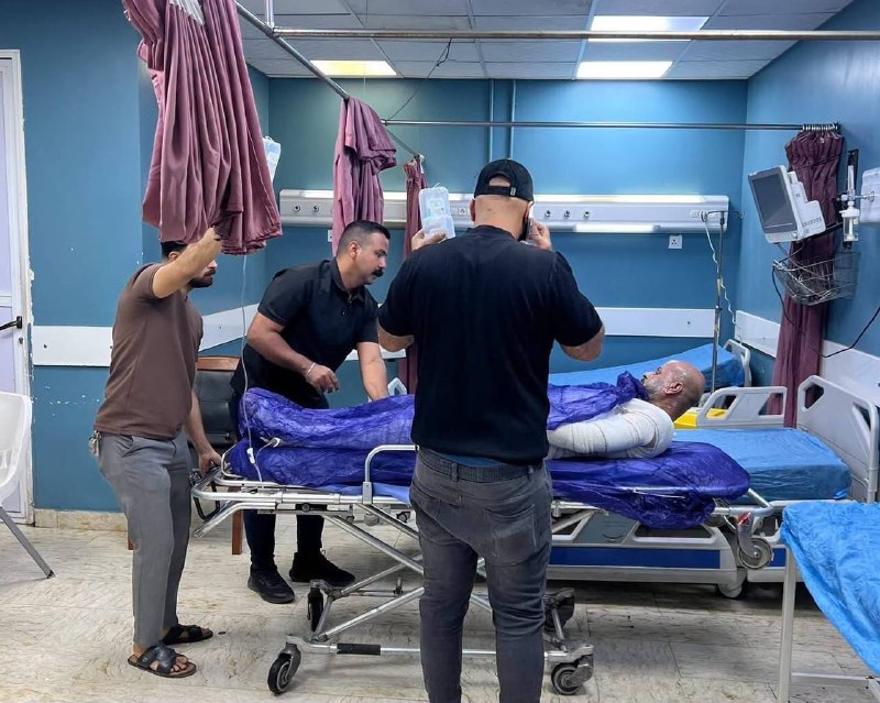 נציג התנועה לזכויות, ד"ר מקדאד אלחפאג'י, עוקב אחר המקרה של עובד בחברת חופש סיטי חשמל שנשרף בעת מילוי תפקידו.
