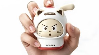 Всем мяуUgreen выпустила в Китае X640 — GaN-зарядку на 45 Вт в виде злой кошки. Можно поставить её как аксессуар на стол, а чтобы вставить зарядку в розетку, кошке придётся оторвать голову.Цена — 89 юаней (~970 рублей).rozetked.me/news/46536