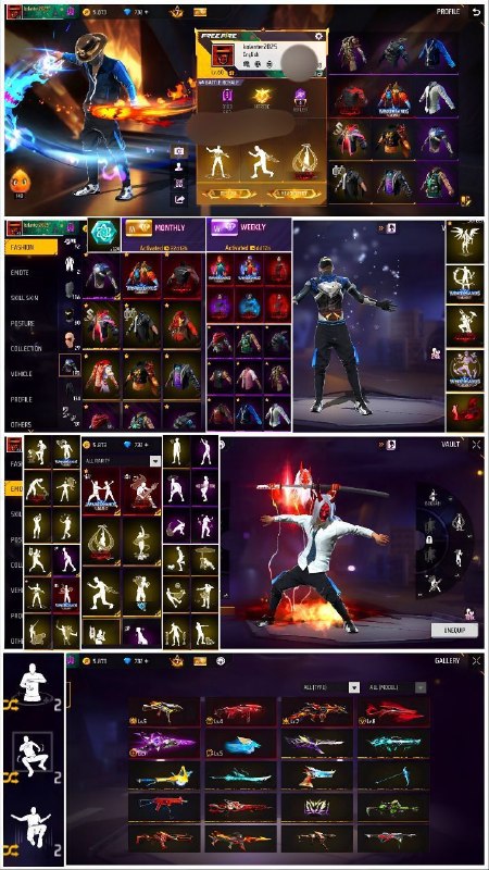 دنیای اکانت فری فایر freefire: 70. Gh
