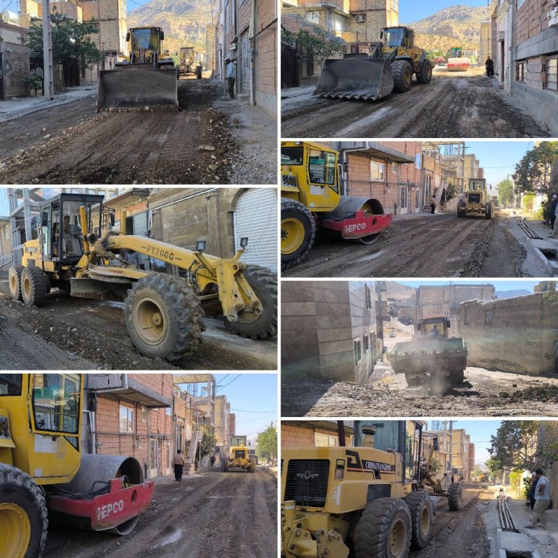 آفتاب ایلام: 🔴عملیات تسطیح، زیرسازی و غلتک کوبی تعدادی از معابر محله قائم و آماده سازی جهت روکش آسفالت در راستای خدمت رسانی به مناطق