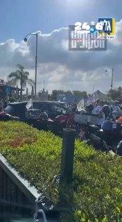 1,500 כלי רכב ואופנועים יצאו הבוקר למסע תמיכה בקריית שמונה