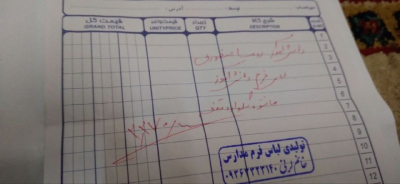 خیریه دانشجویی "بنی آدم اعضای یک پیکرند": ۴میلیون و ۱۷۰ هزار تومان هزینه روپوش مدرسه دو دانش آموز ابتدايي که پدر دچار سرطان هست و مادر از راه دستفروشی امرار معاش 