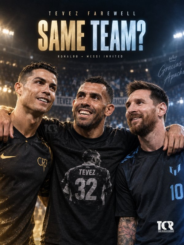 Real Madrid | رئال مادرید: رسمی:📍کریستیانو رونالدو و لیونل مسی بالاخره می‌توانند در یک تیم بازی کنند.📍قرار است هر دو به بازی خداحافظی کارلوس توز در