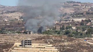 הכיבוש ממשיך לבצע פעולות הפצצה והפצצה ארטילרית בעיירה בני חייאן, דרומית ללבנון.