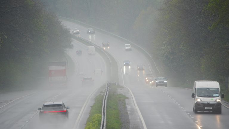 Thunderstorms forecast for large part of UK tomorrow as Met Office issues weather warning