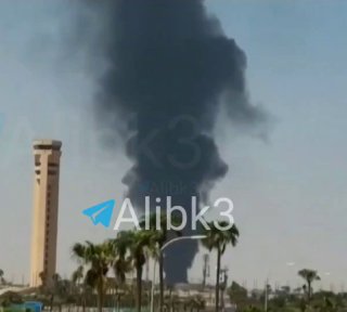 More scenes of thick plumes of smoke rising from Riyadh airport now