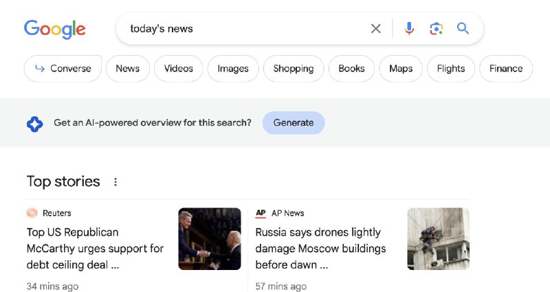 今天打开邮件获得了 Google SGE 生成式搜索的体验资格