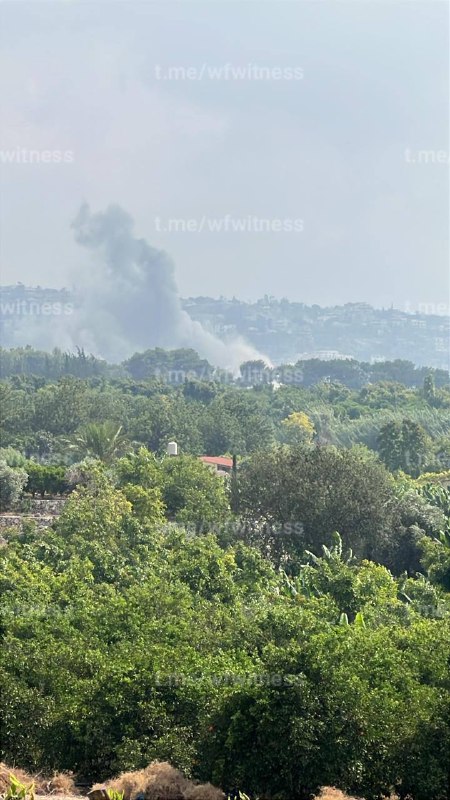 ️🇱🇧🇮🇱 תקיפה אווירית ישראלית פקדה את העיירה אל מנצורי, דרום לבנון.