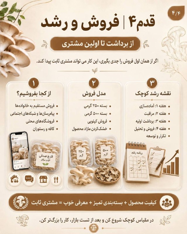 اخبار مازندران: ♦️اگر یک فضای کوچک و قابل‌کنترل داشته باشی، پرورش قارچ صدفی می‌تونه یکی از گزینه‌های مناسب برای شروع یک کسب‌وکار خانگی ب