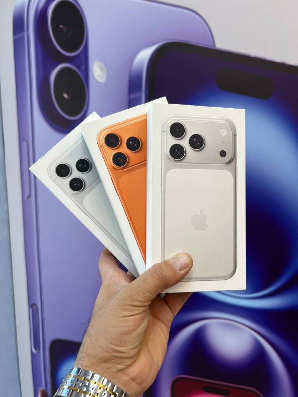  tst mobile📶⁉️: 📲17 pro 256 zaa 🔵229900🟠225900⚪️233900not activeبدون ریجستر💬@shahramtst